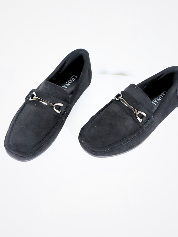 Mocasín negro - hombre