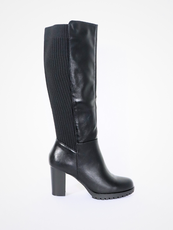 Botas con goma - tacón