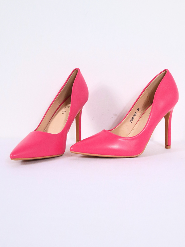 Zapatos tacón altas fucsia