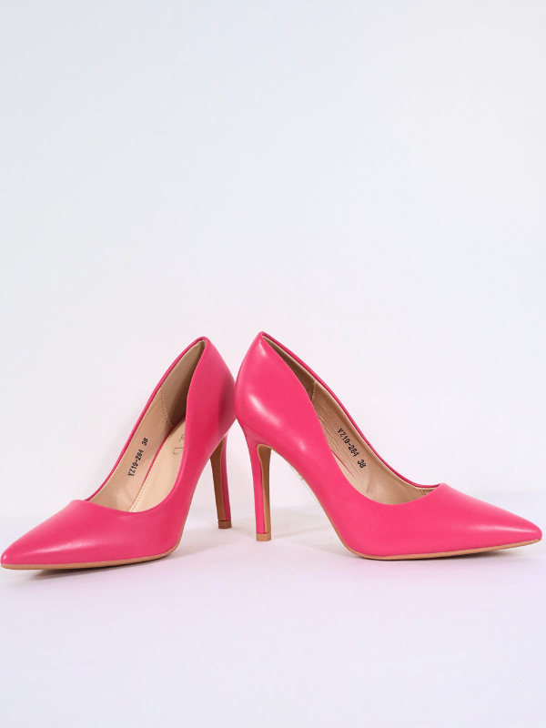 Zapatos tacón altas fucsia
