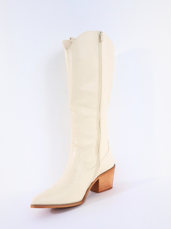 Botas cowboy - beige 2