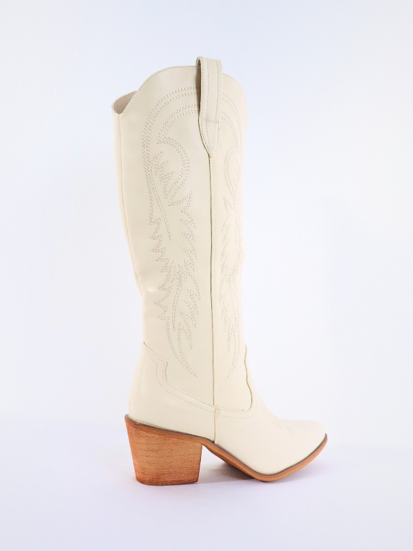 Botas cowboy - beige