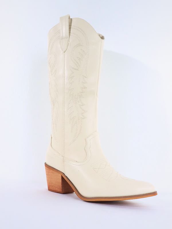 Botas cowboy - beige