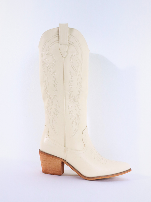 Botas cowboy - beige