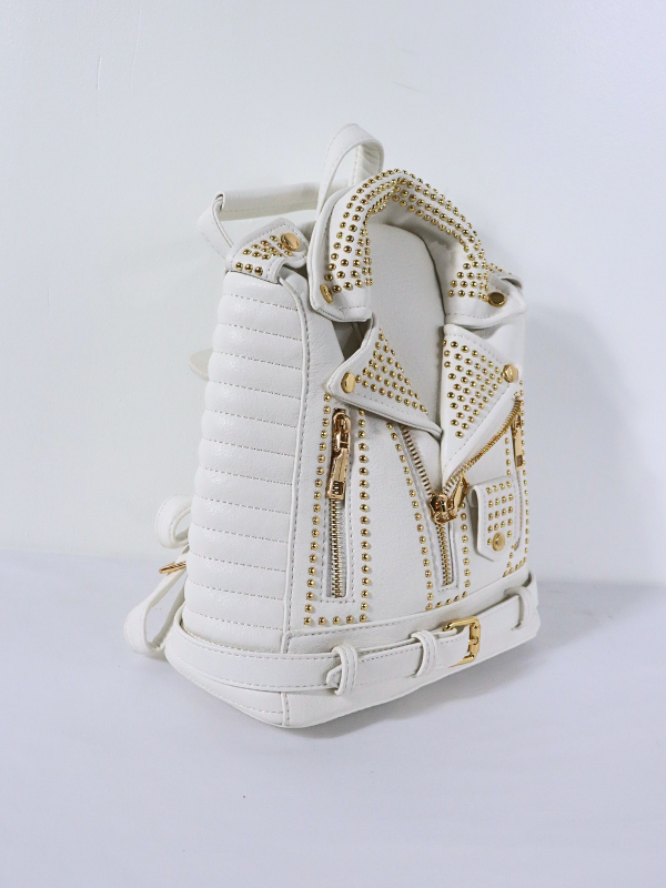 Mochila de chaqueta - blanco