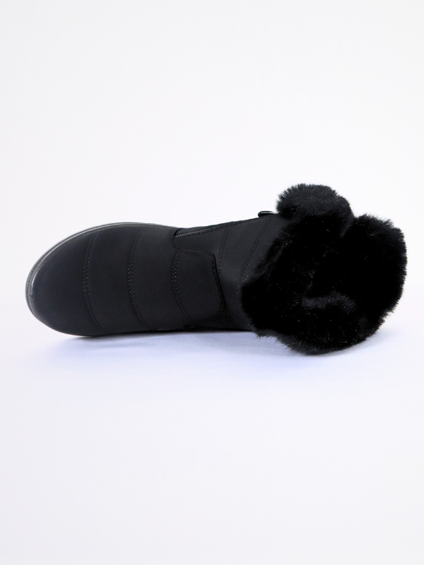 Botines bajos con cremallera - negro