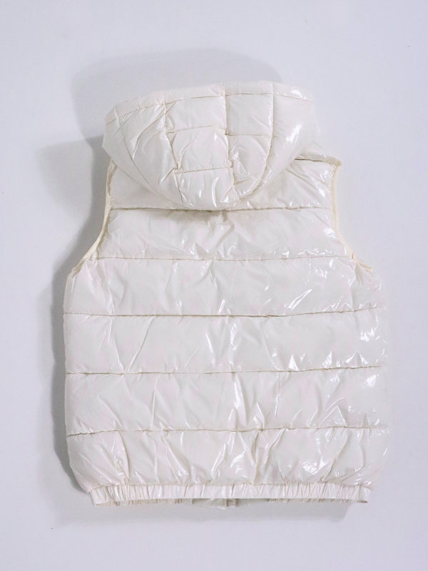 Chaleco charol - beige