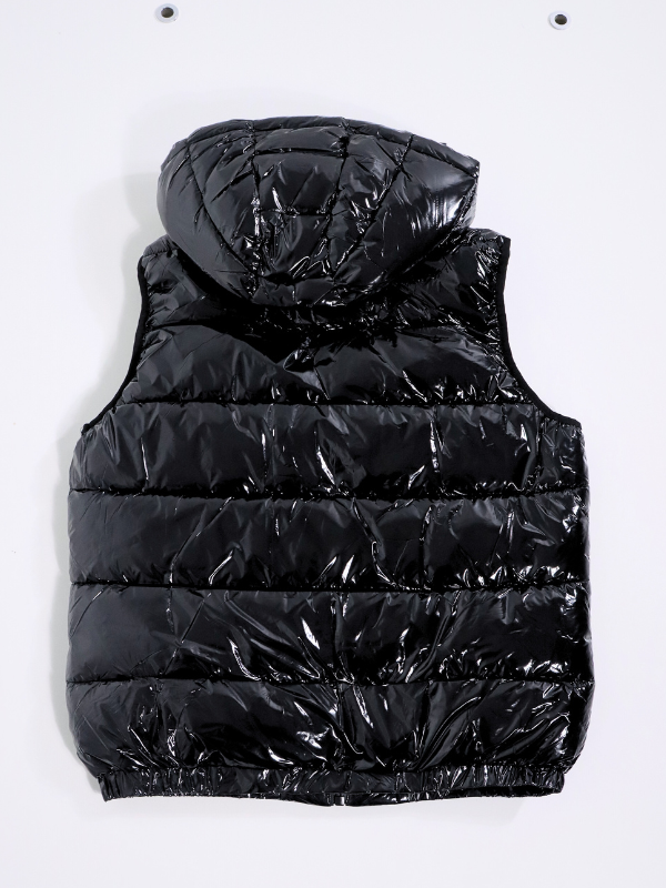 Chaleco charol - negro