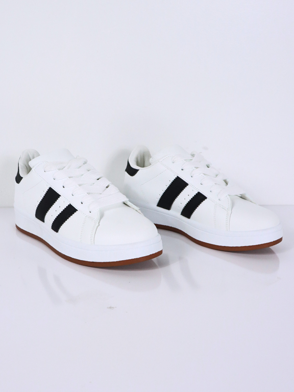 Zapatos casuales de rayas