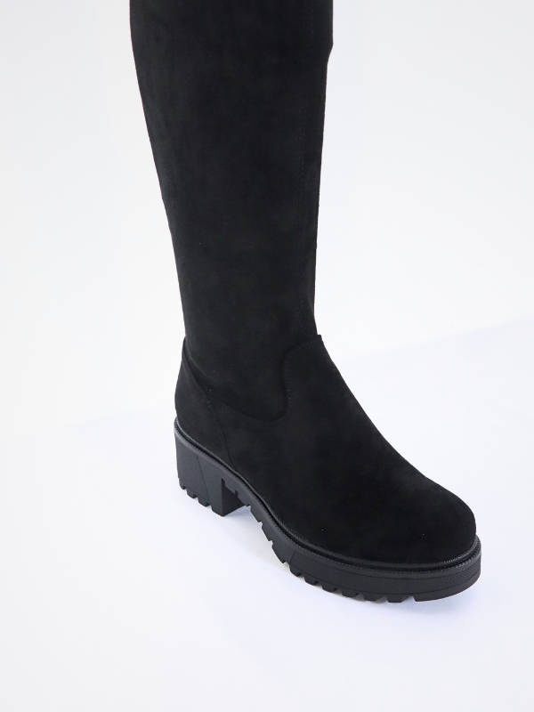 Botas alta suela grueso