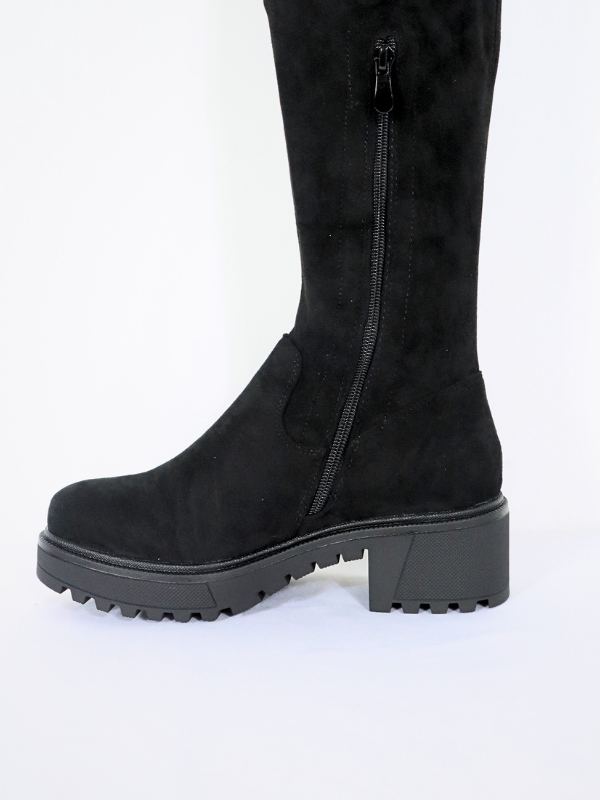 Botas alta suela grueso