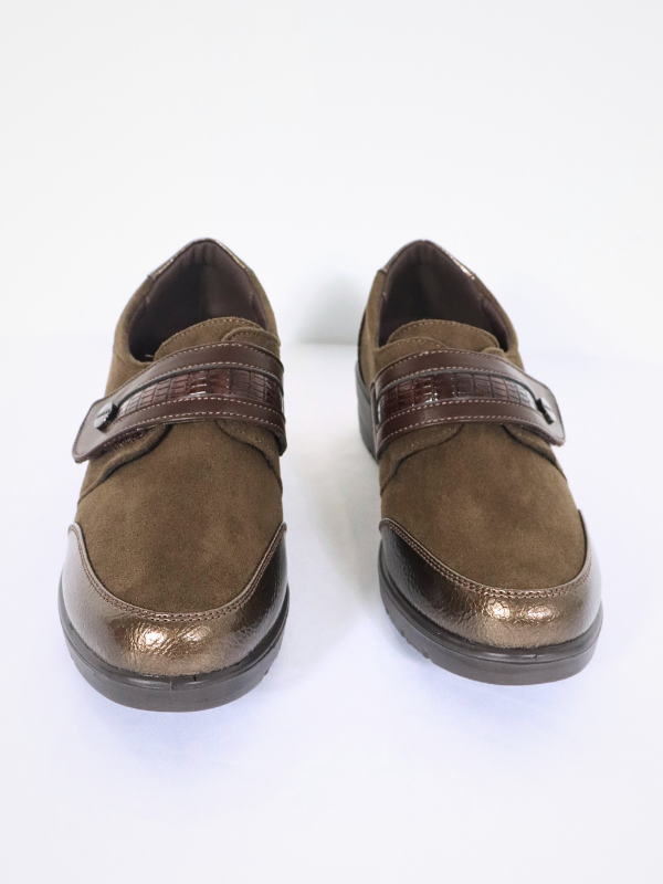 Zapatos velcro ancho