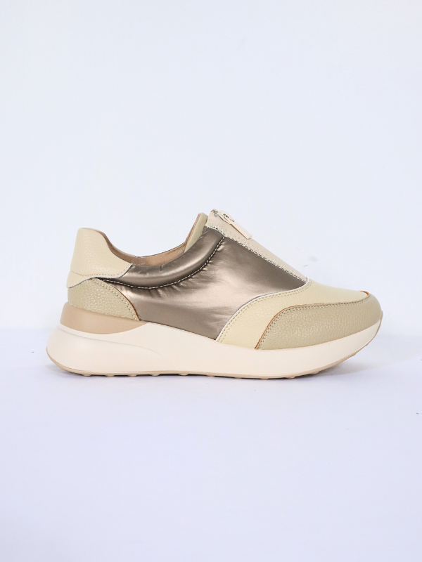 Zapatillas con cremallera