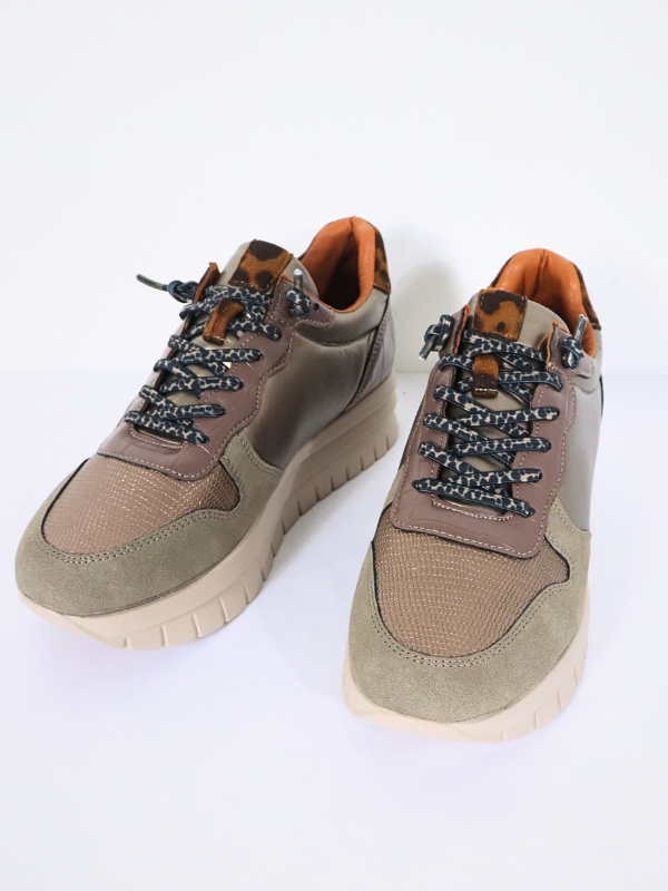 Zapatos casual goma plataforma