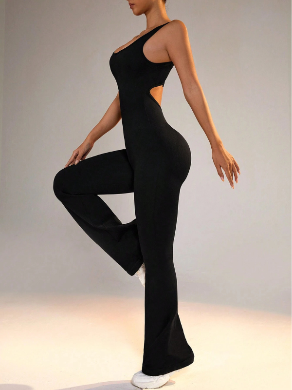 Mono de yoga sin costuras de una sola...