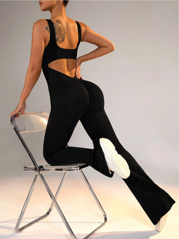 Mono de yoga sin costuras de una sola...