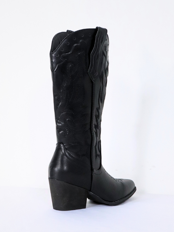 Botas cowboy negro