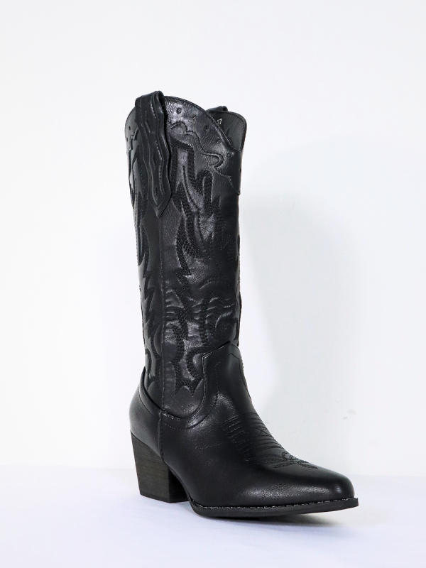 Botas cowboy negro