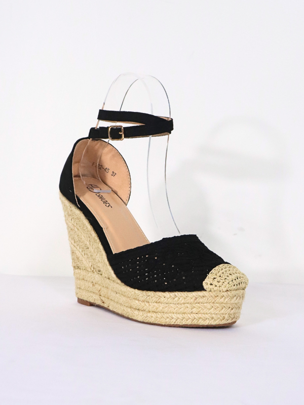 Sandalia cuña alto