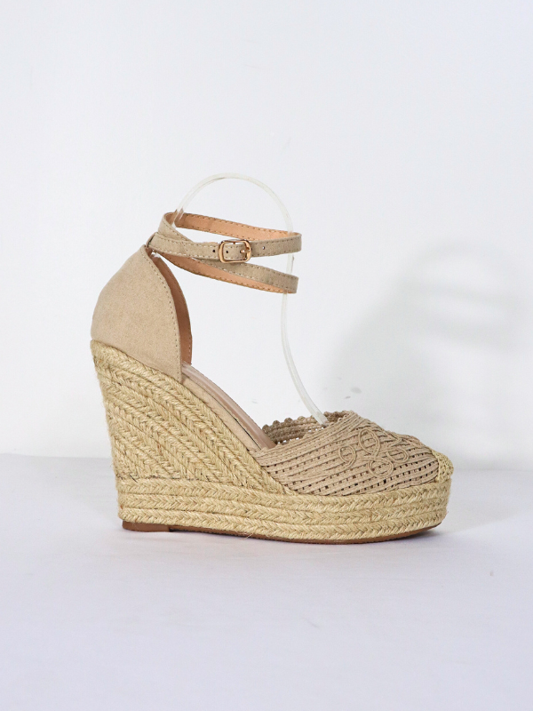 Sandalia cuña alto