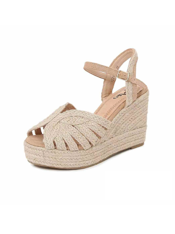 Alpargata hebilla cuña 2