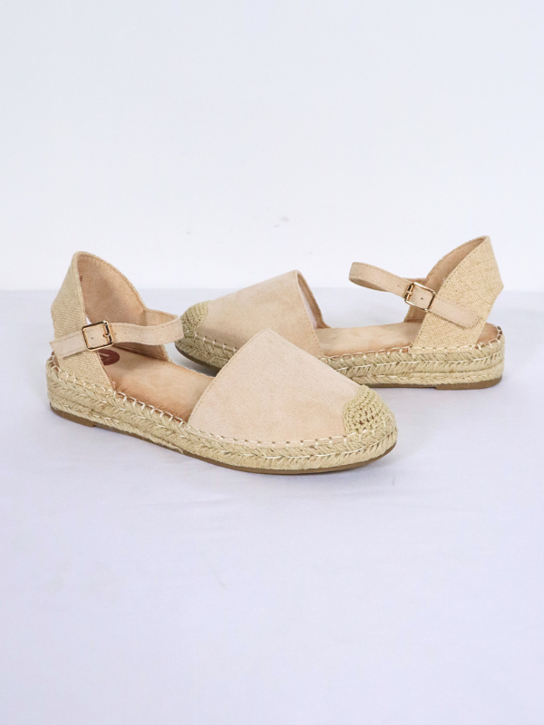 Esparteña valenciana alpargata - beige