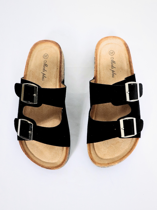Sandalias deslizantes para mujer con...