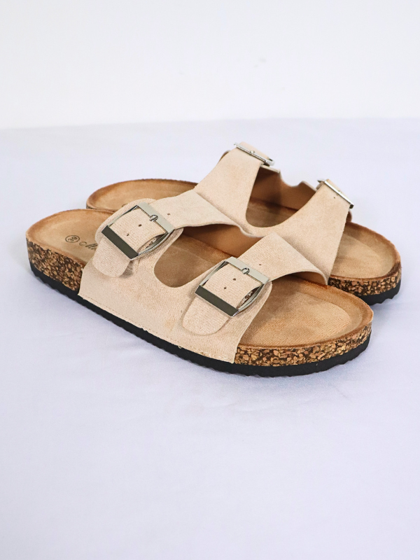 Sandalias deslizantes para mujer con...