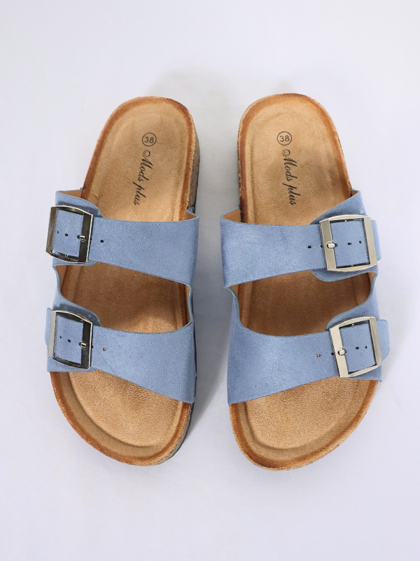 Sandalias deslizantes para mujer con...