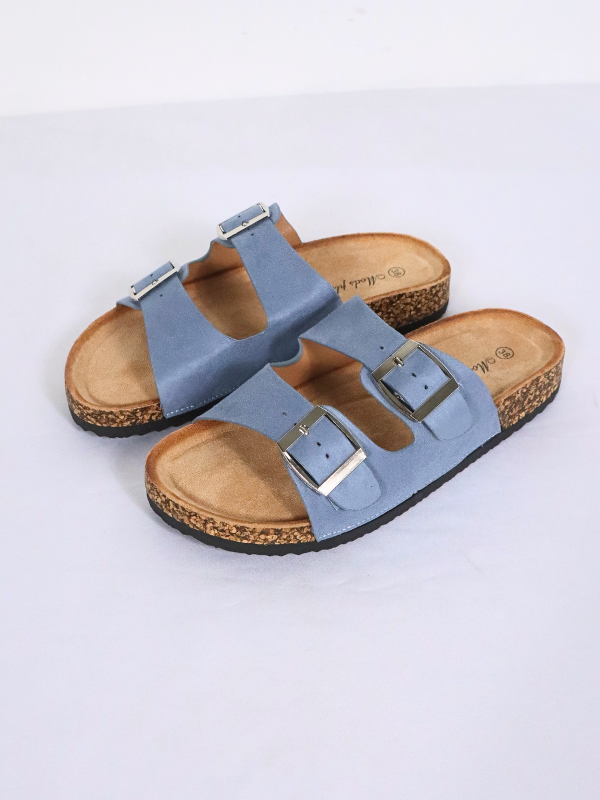 Sandalias deslizantes para mujer con...