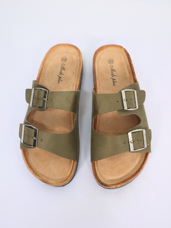 Sandalias deslizantes para mujer con...