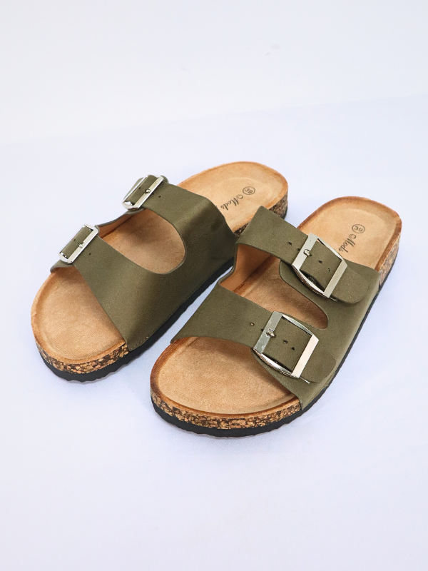 Sandalias deslizantes para mujer con...