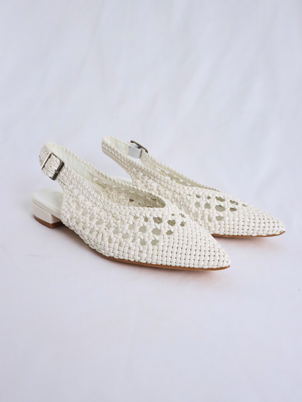 Zapatos planos mujer Blanco -...