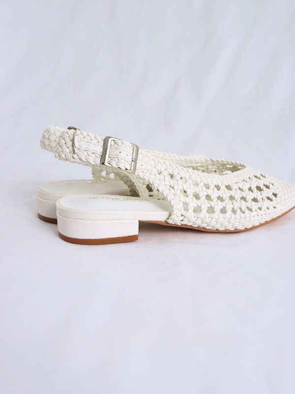 Zapatos planos mujer Blanco -...