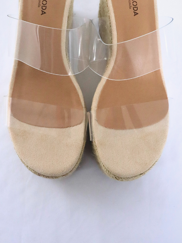 Sandalia esparto con cuña