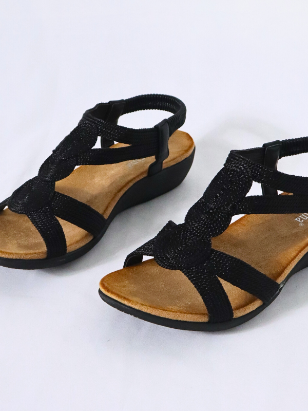 Sandalia cómoda cuerdas mujer