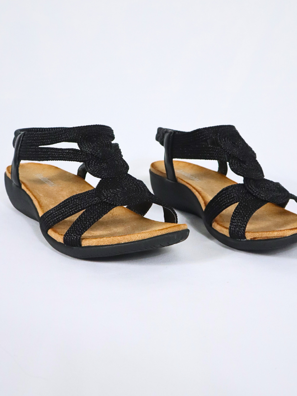 Sandalia cómoda cuerdas mujer