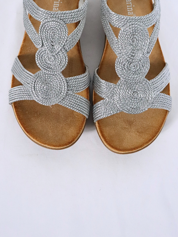 Sandalia cómoda cuerdas mujer