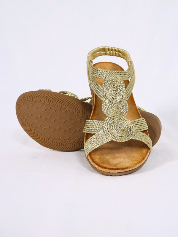 Sandalia cómoda cuerdas mujer