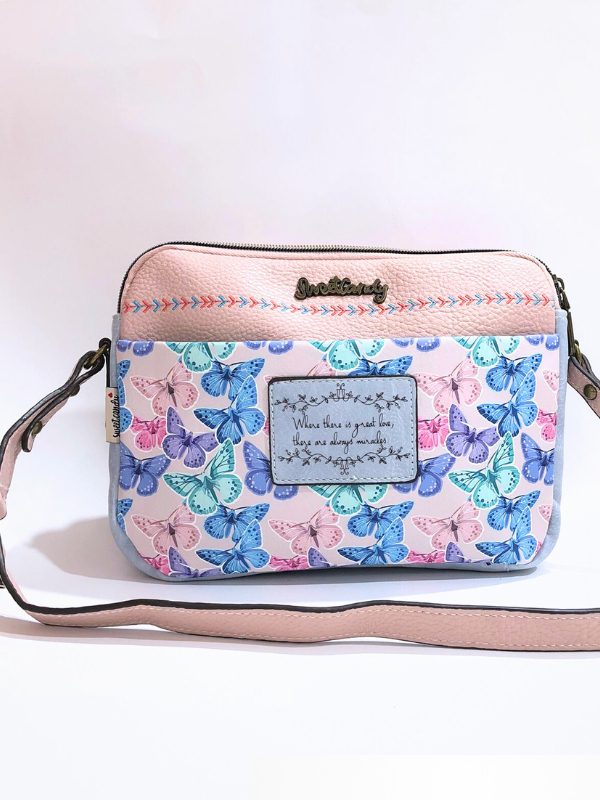 Bandolera Piel Sintética,  Dos...