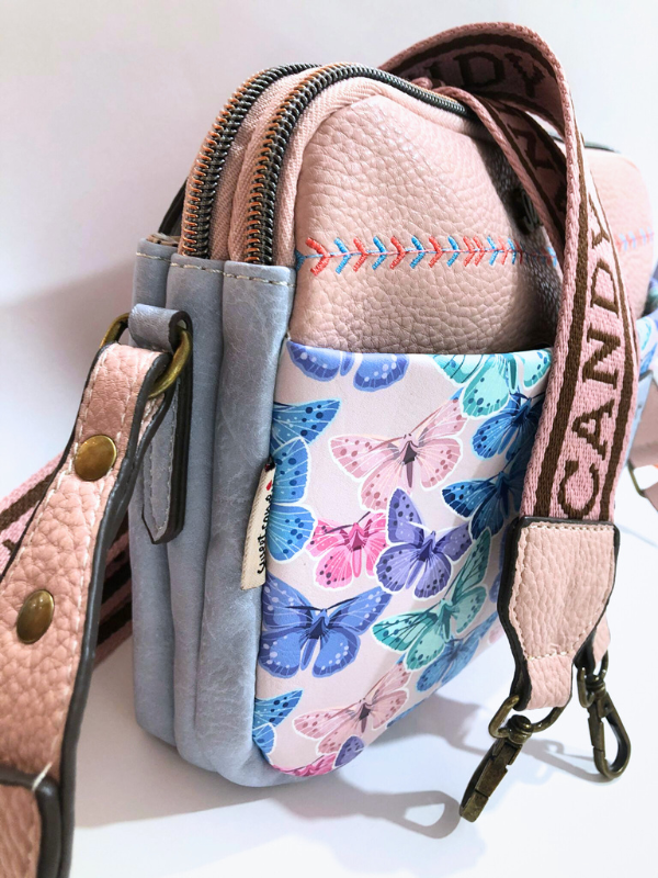 Bandolera Piel Sintética,  Dos...