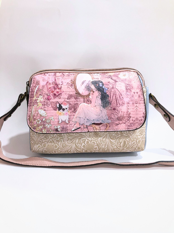 Bandolera Piel Sintética,  Dos...