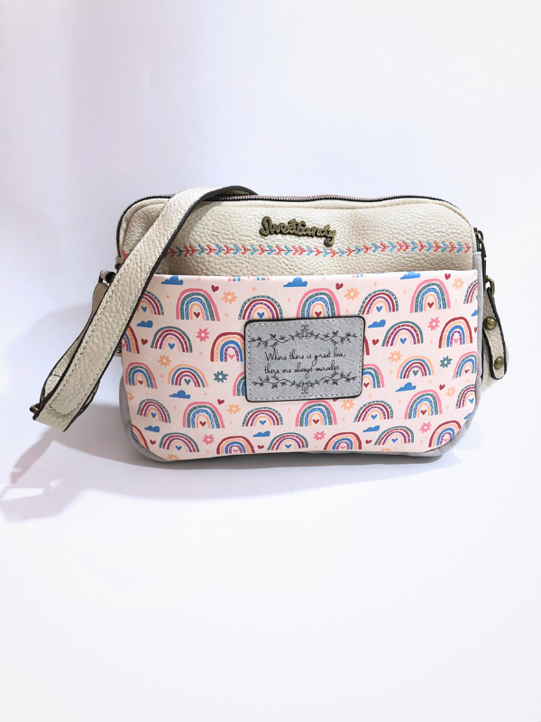 Bandolera Piel Sintética,  Dos...