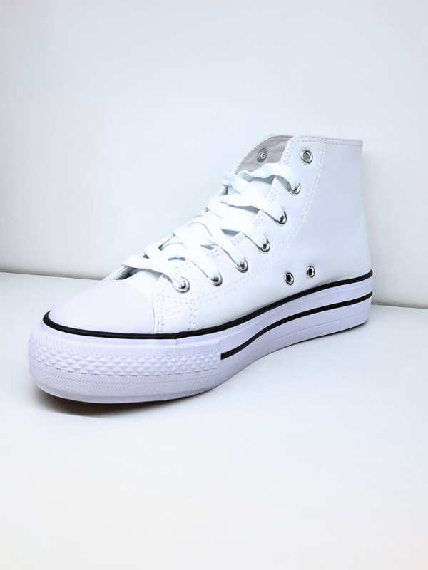 Zapatillas de PU con plataforma...