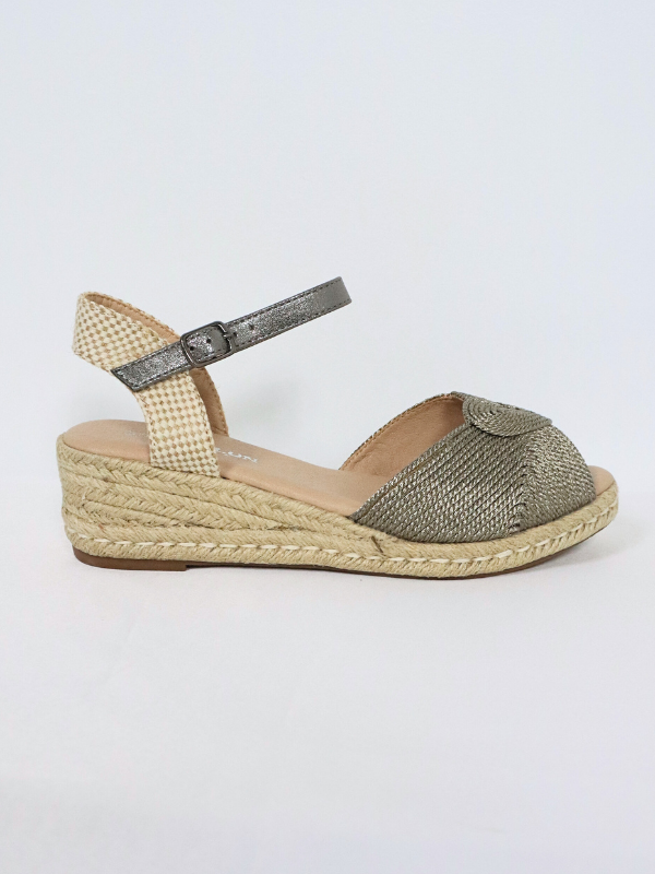 Sandalia Cuña esparto tira...