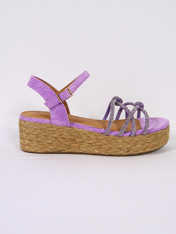 Sandalias cruzado con suela...