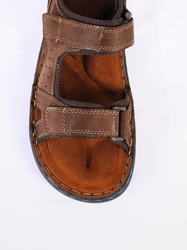 Sandalias de piel autentica -hombre-