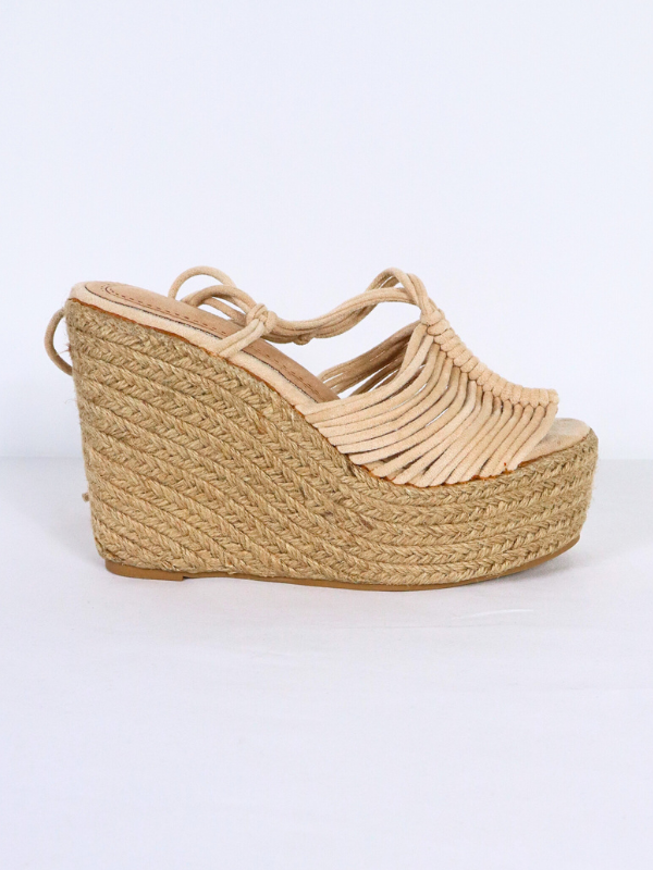 High wedge sandal