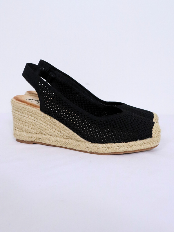 Sandalias cómodas con cuña y...