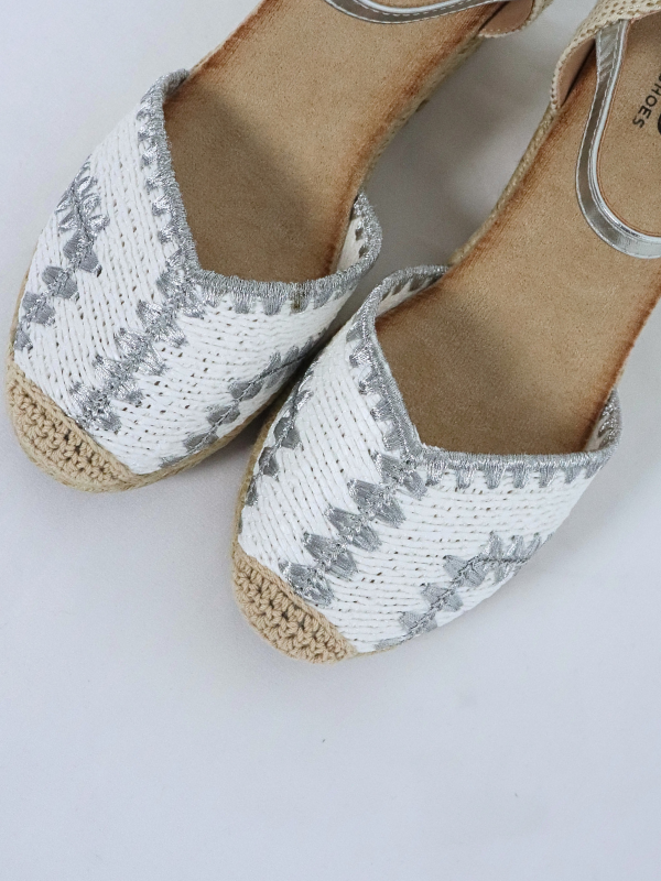 Sandalias tejidas de verano con cuña,...